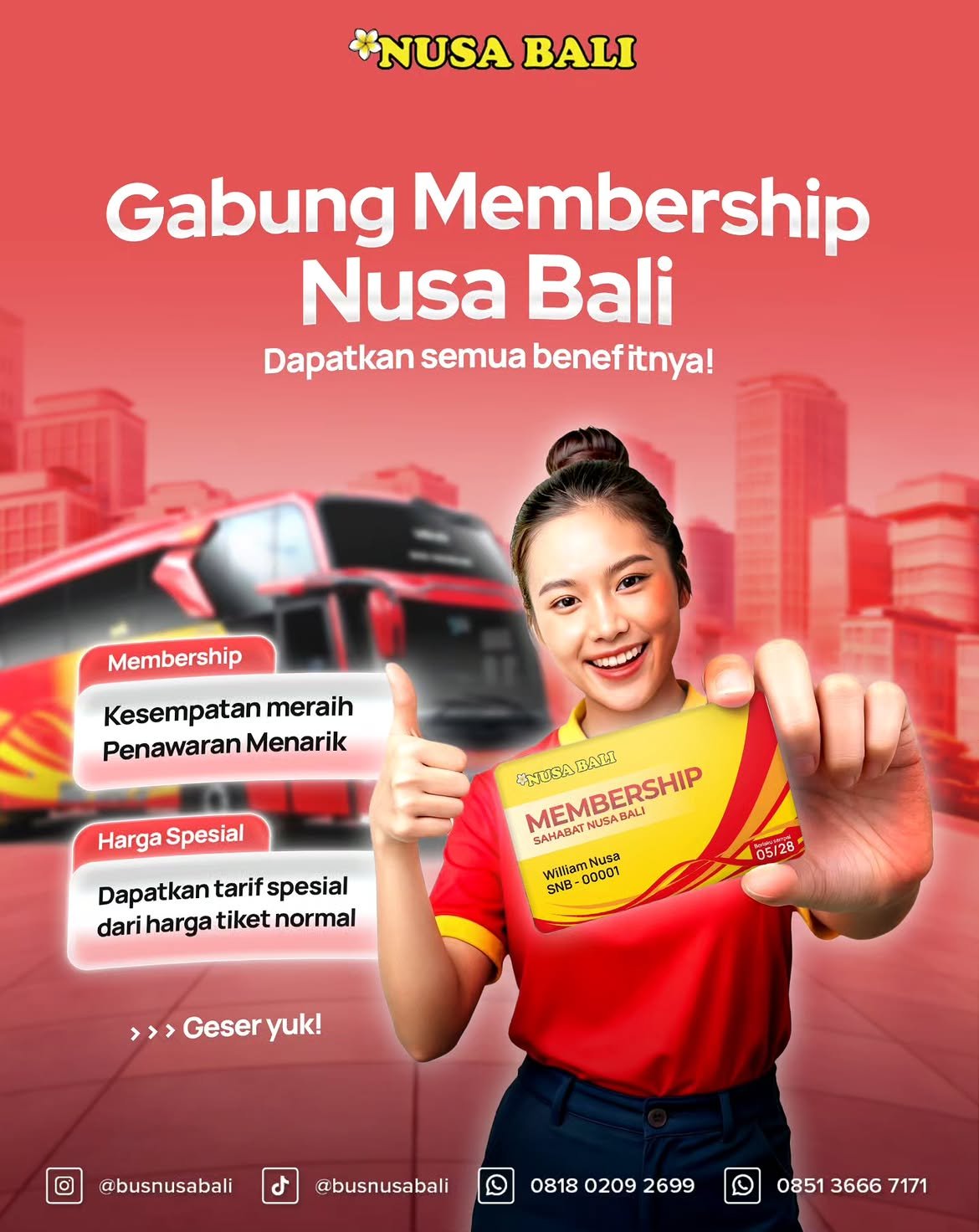Kartu Membership Nusa Bali
