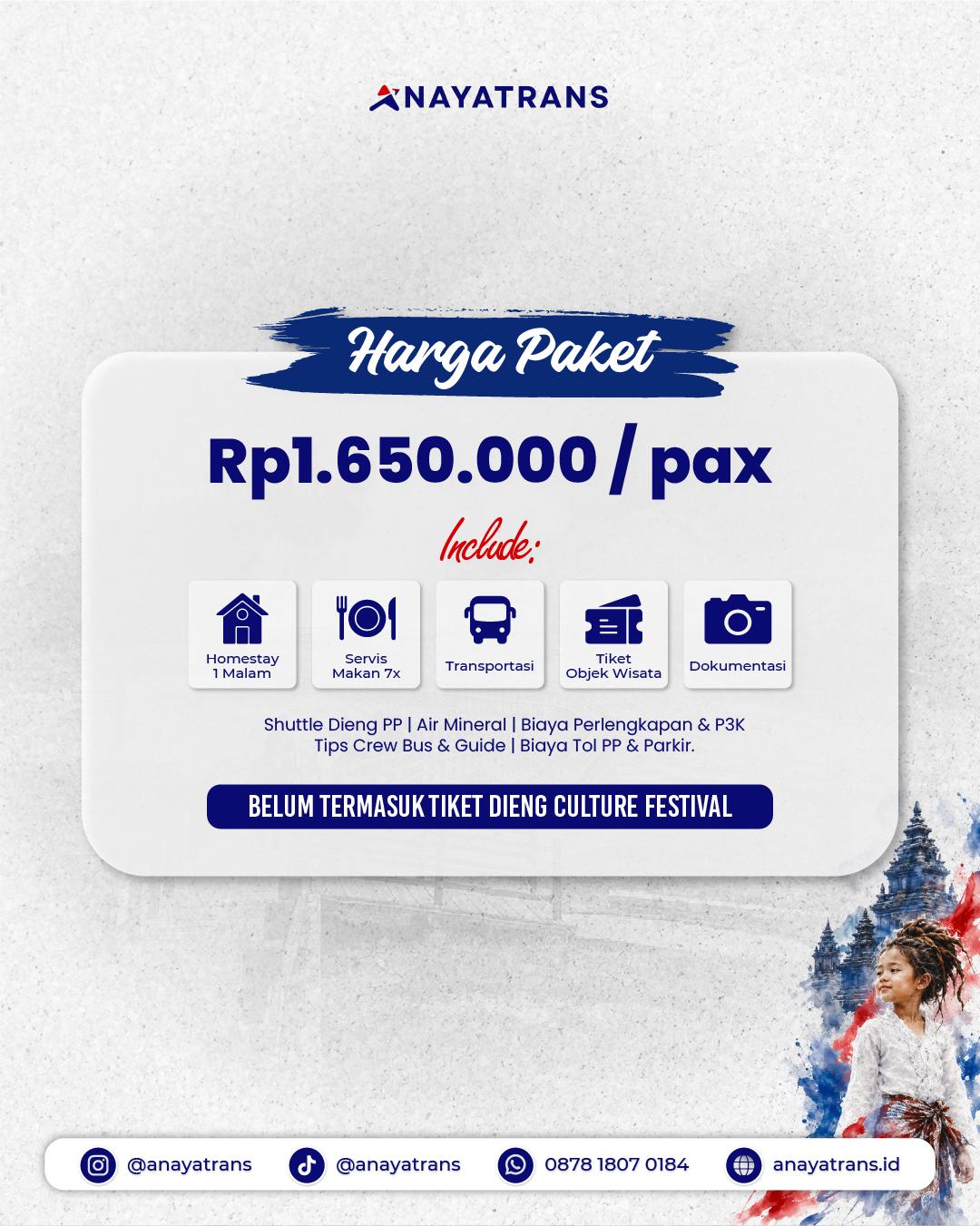 Open Trip Dieng Culture Festival