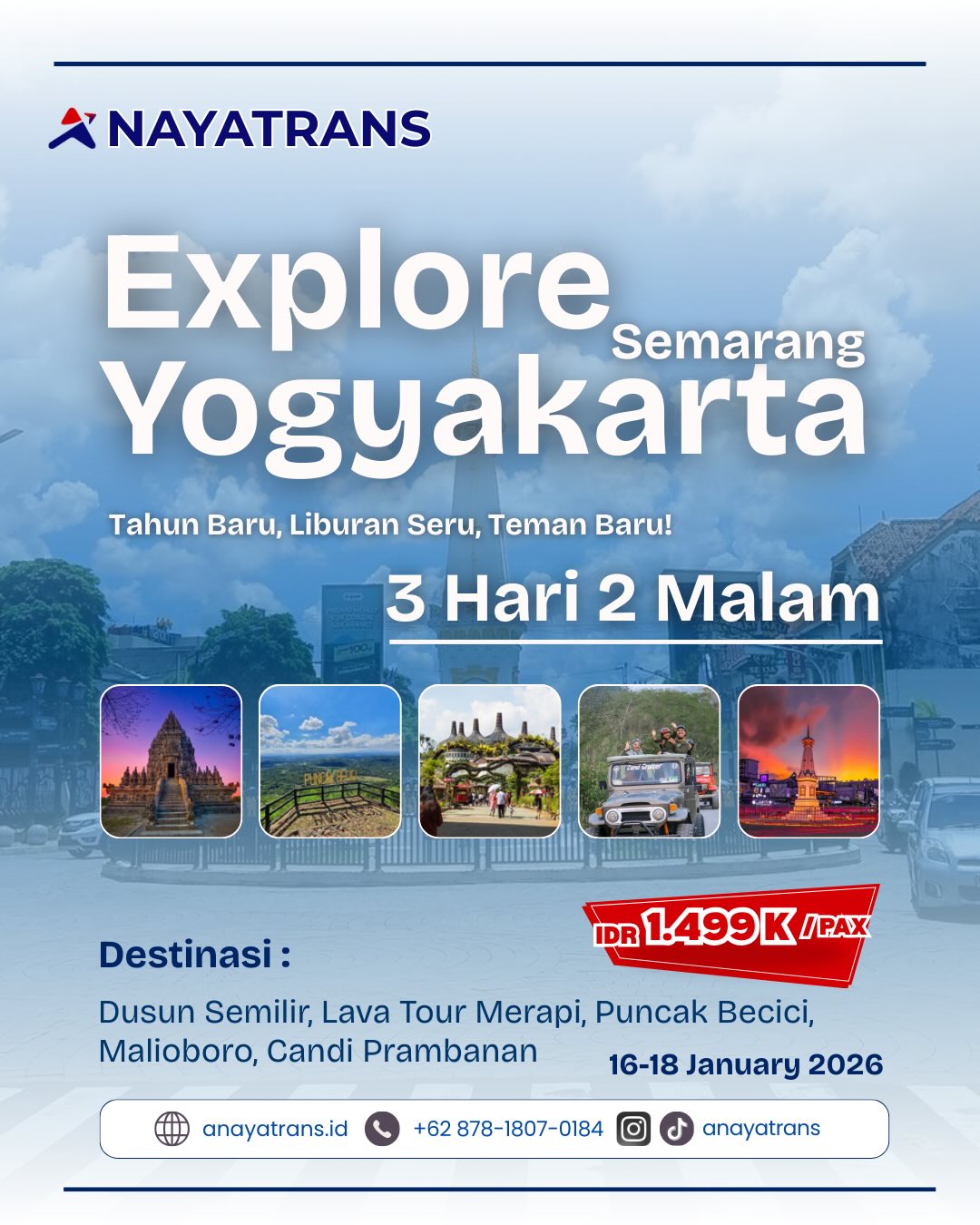 Explore Yogyakarta & semarang, Kota Depok - Yogyakarta & Semarang. periode 2025-12-18 00:00:00 - 