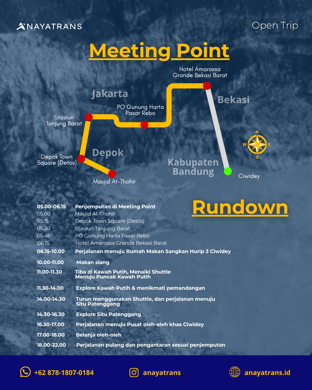 Open Trip Ciwidey -  One Day Nature Escape