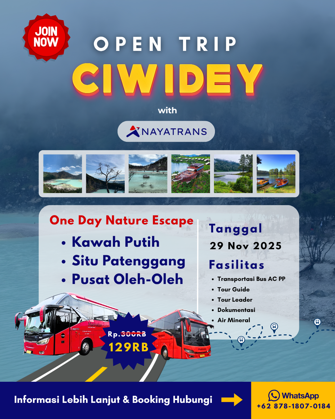 Open Trip Ciwidey -  One Day Nature Escape